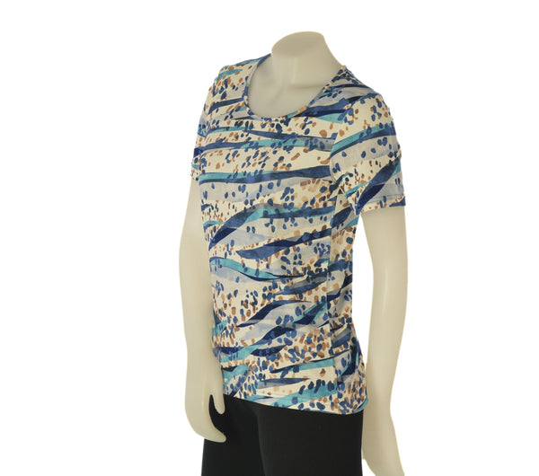 T-SHIRT DONNA LEGGERA GIROCOLLO FANTASIA GAIA B ART. 601/11