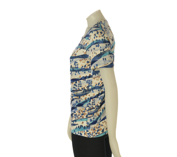 T-SHIRT DONNA LEGGERA GIROCOLLO FANTASIA GAIA B ART. 601/11