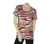 T-SHIRT DONNA LEGGERA GIROCOLLO FANTASIA GAIA B ART. 601/11