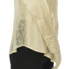 CAMICIA DONNA PIERRE CARDIN ART.E24398 SCHIENA DI PIZZO EFFETTO RASO VESTIBILITA SLIM MANICHE LUNGHE