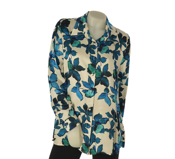 CAMICIA DONNA PIERRE CARDIN ART. P281 FANTASIA MOD CLASSICO VISCOSAMAICHE LUNGHE