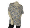 BLUSA FANTASIA  DONNA TAGLIE OVER GAIA PIU ART. 507 GIROCOLLO MM SPACCHI LATERALI