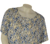 BLUSA FANTASIA  DONNA TAGLIE OVER GAIA PIU ART. 507 GIROCOLLO MM SPACCHI LATERALI