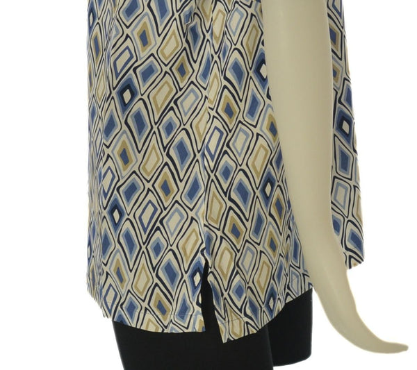 BLUSA FANTASIA  DONNA TAGLIE OVER GAIA PIU ART. 507 GIROCOLLO MM SPACCHI LATERALI