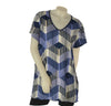 MAGLIA DONNA FANTASIA TAGLIE OVER  SCOLLATURA A V GAIA PIU ART. 529