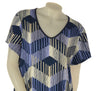 MAGLIA DONNA FANTASIA TAGLIE OVER  SCOLLATURA A V GAIA PIU ART. 529