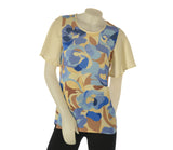 MAGLIA DONNA FANTASIA MANICA CORTA GAIA B ART. 106 COLLO A GIRO MM ELASTICIZZATO VESTIBILITA COMODA