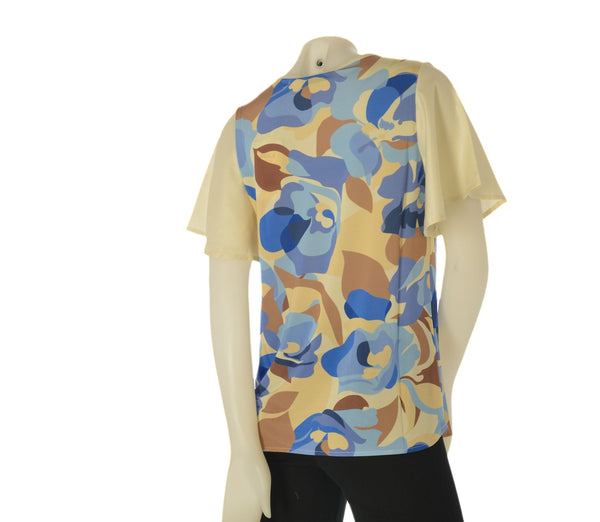 MAGLIA DONNA FANTASIA MANICA CORTA GAIA B ART. 106 COLLO A GIRO MM ELASTICIZZATO VESTIBILITA COMODA