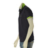 POLO UOMO PIQUET MANICA CORTA BORDI IN CONTRASTO SPACCHETTI CLOSE UP ART. CLP092