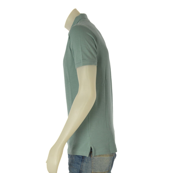 POLO UOMO PIQUET MANICA CORTA  COTONE PURO SPACCHETTI CLOSE-UP ART. CLP096