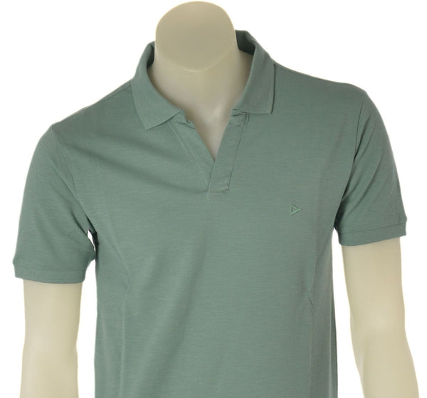 POLO UOMO PIQUET MANICA CORTA  COTONE PURO SPACCHETTI CLOSE-UP ART. CLP096