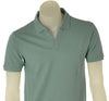 POLO UOMO PIQUET MANICA CORTA  COTONE PURO SPACCHETTI CLOSE-UP ART. CLP096