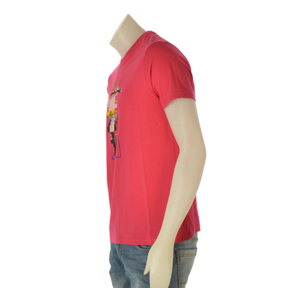 T-SHIRT UOMO COTONE MANICA CORTA STAMPA FRONTALE CLOSE-UP ART. CLT280