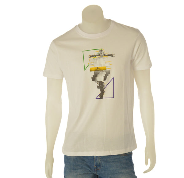 T-SHIRT UOMO COTONE MANICA CORTA STAMPA FRONTALE CLOSE-UP ART. CLT280