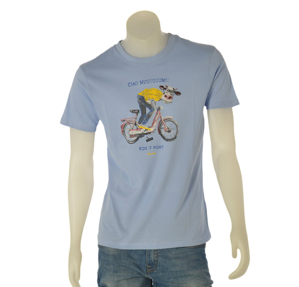 T-SHIRT UOMO COTONE MANICA CORTA STAMPA CLOSE-UP ART. CLT279