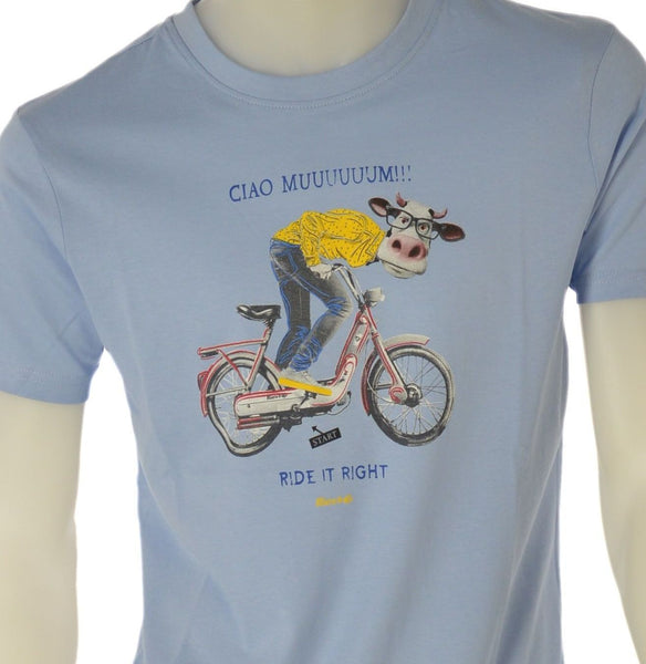 T-SHIRT UOMO COTONE MANICA CORTA STAMPA CLOSE-UP ART. CLT279