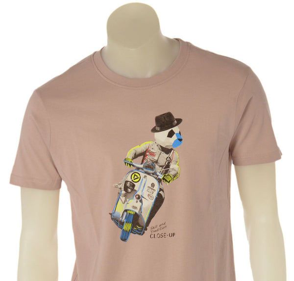 T-SHIRT UOMO COTONE MANICA CORTA STAMPA CLOSE-UP ART. CLT278