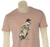 T-SHIRT UOMO COTONE MANICA CORTA STAMPA CLOSE-UP ART. CLT278