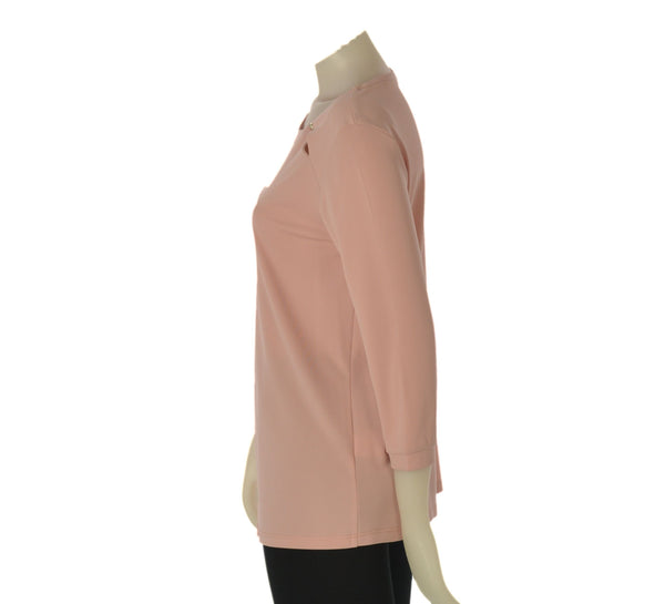 MAGLIA DONNA MANICHE TRE QUARTI STRASS PERLA ART. 2508