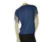 MAGLIA DONNA GIROCOLLO MANICA  FRANGE GRIFFAI ART, 6272