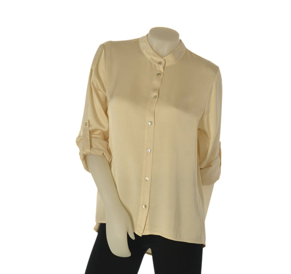 CAMICIA BLUSA DONNA COREANA MANICA LUNGA BOTTONI MYSTREET ART. FLC472C-90