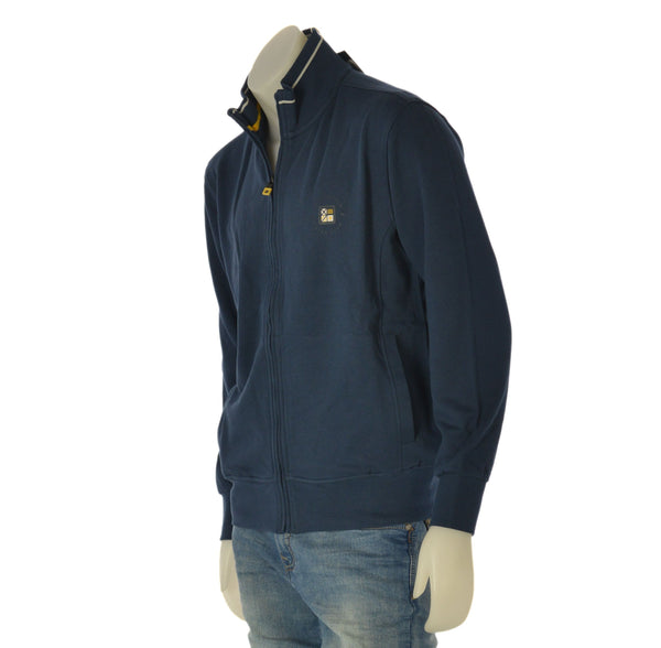 FELPA UOMO GARZATA FULL ZIP TASCHE POLSINI IL GRANCHIO ART. 51FGR43