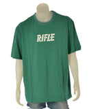 T-SHIRT UOMO TAGLIE OVER MANICA CORTA GIROCOLLO STAMPA RIFLE ART. ORFT320