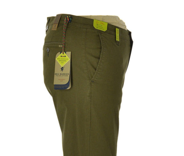 PANTALONE UOMO SEA BARRIER TASCHE FRANCESE TESSUTO MICROFANTASIA ART. MADISON-88