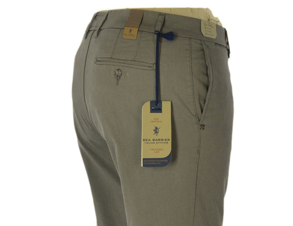 PANTALONI UOMO SEA BARRIER TASCHE FRANCESE MICRO FANTASIA ELASTICIZZATO ART. MILOS-71