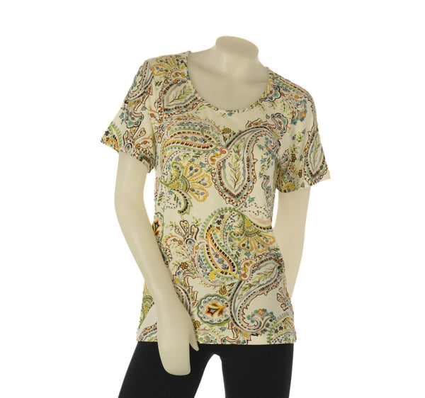 T-SHIRT DONNA GAIA B MANICA CORTA FANTASIA ART. 601/7