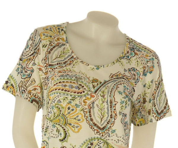 T-SHIRT DONNA GAIA B MANICA CORTA FANTASIA ART. 601/7