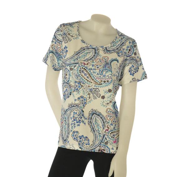 T-SHIRT DONNA GAIA B MANICA CORTA FANTASIA ART. 601/7