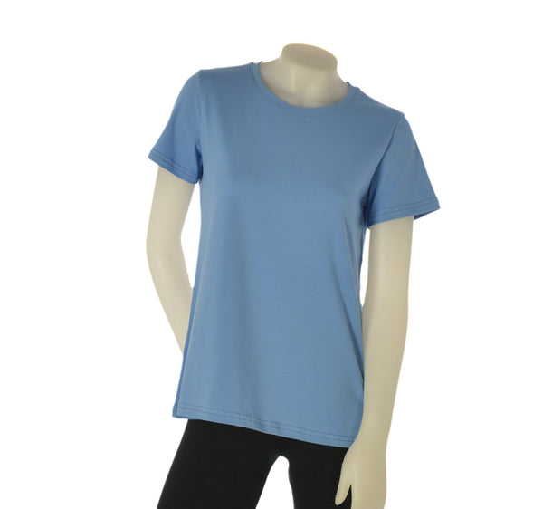 T-SHIRT DONNA GAIA B GIROCOLLO MANICA CORTA FONDO SVASATO ART. 126/U