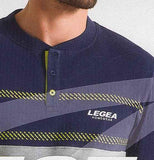 PIGIAMA UOMO COTONE GIROCOLLO BOTTONI LOGO POLSINI TASCA MORBIDO PRATICO MARCA IGAM ART.49636