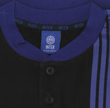 PIGIAMA RAGAZZO COTONE INTER BOTTONI PANTALONCINO LOGO COMODO GIOVANE SPORTIVO MAECA HERMET ART.PGCIJ302065