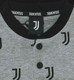 PIGIAMA RAGAZZO COTONE JUVE  BOTTONI MEZZA MANICA PANTALONCINO LOGO PRATICO GIOVANE SPORTIVO MARCA HERMET ART.PGCJJ303000