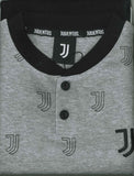 PIGIAMA RAGAZZO COTONE JUVE BOTTONI LUNGO ELASTICO POLSINI LOGO GIOVANE PRATICO MARCA HERMET ART.PIGJT302090