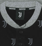 PIGIAMA RAGAZZO COTONE JUVE  BOTTONI MEZZA MANICA PANTALONCINO ELASTICO LOGO LEGGERO PRATICO MARCA HERMET ART.PGCJJ203000