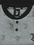 PIGIAMA RAGAZZO COTONE JUVE  BOTTONI MEZZA MANICA PANTALONCINO ELASTICO LOGO LEGGERO PRATICO MARCA HERMET ART.PGCJJ203000