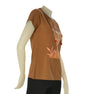 T-SHIRT DONNA GRIFFAI COTONE STAMPA MANICA CORTA  GIROCOLLO ART. 6504