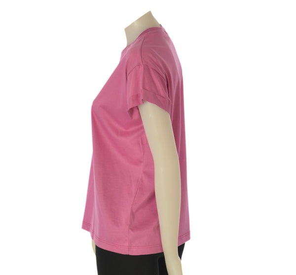 T-SHIRT DONNA GRIFFAI FILO DI SCOZIA MANICA CORTA MISTO COTONE  RISVOLTO ART. 6519