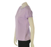 T-SHIRT DONNA GRIFFAI  COTONE PURO  MANICA CORTA A KIMONO  BORDO MACRAME ART. 6412