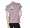 T-SHIRT DONNA GRIFFAI  COTONE PURO  MANICA CORTA A KIMONO  BORDO MACRAME ART. 6412