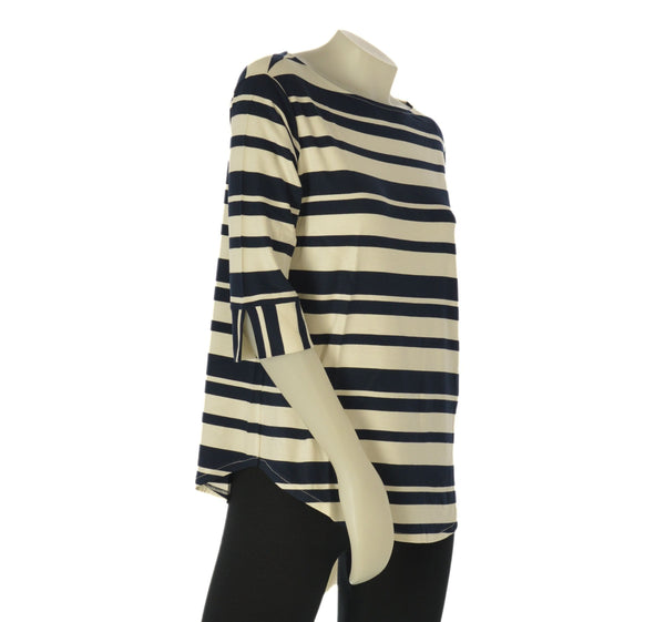 MAGLIA DONNA RAGNO MANICHE TRE QUARTI FANTASIA A RIGHE ART. DP55TW