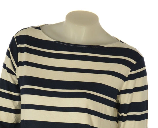MAGLIA DONNA RAGNO MANICHE TRE QUARTI FANTASIA A RIGHE ART. DP55TW