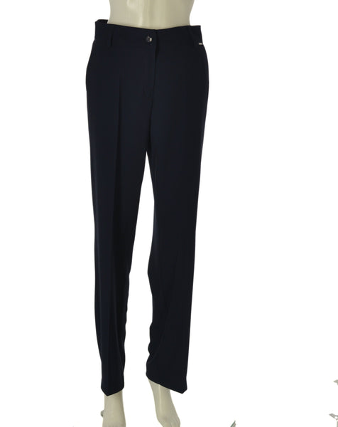 PANTALONE DONNA PERLA TASCHE BOTTONE CERNIERA ELAGANTE ART. 2552