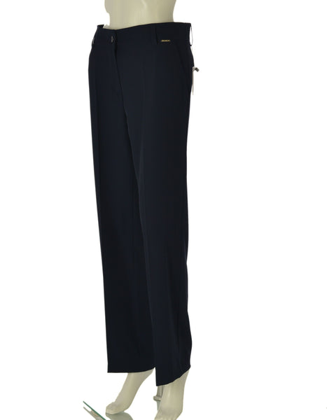 PANTALONE DONNA PERLA TASCHE BOTTONE CERNIERA ELAGANTE ART. 2552