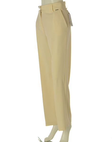 PANTALONE DONNA PERLA TASCHE BOTTONE CERNIERA ELAGANTE ART. 2552