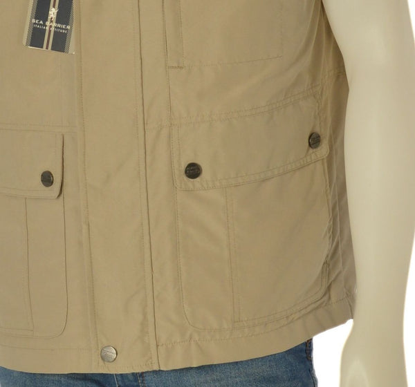 GILET UOMO SEA BARRIER ZIP BOTTONI TASCHE ART. NEW-JAZIO-05