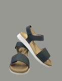 SANDALO INBLU DONNA  ART VT000003 CHIUSURA A STRAPPO PLANTARE TRASPIRANTE LEGGERI